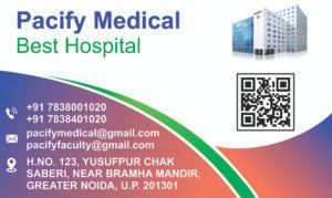 Pacify Medical Visiting Card Design
