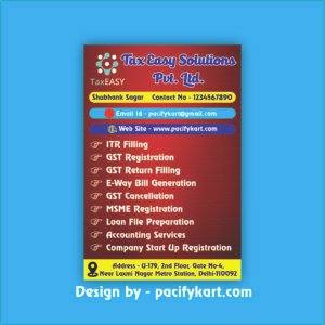 Tax Easy Solutions Banner 3X2 Feet