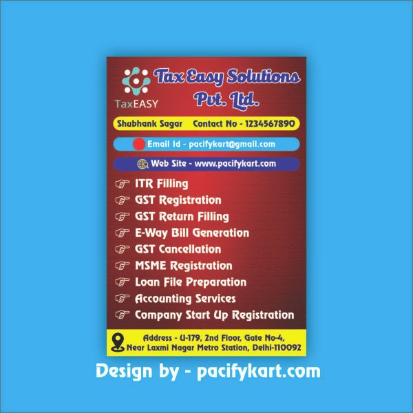 Tax Easy Solutions Banner 3X2 Feet