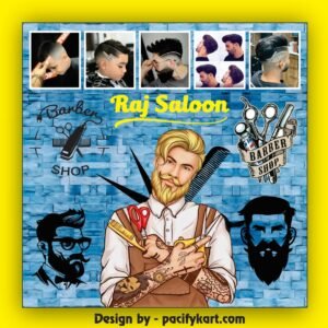 Barber Shop Wallpaper Banner Design 10 X 10 Feet