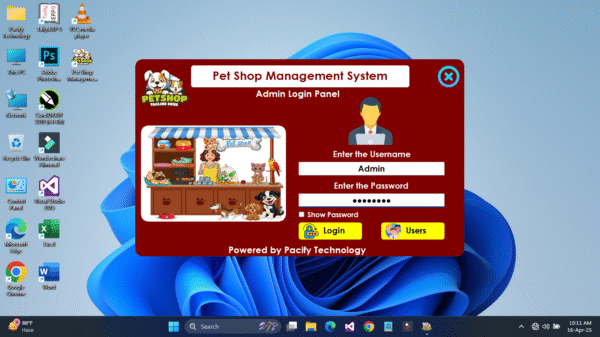 Pet Shop Management System Full Project in C#