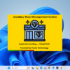 Jewellery Shop Management System Full Project in Vb.net