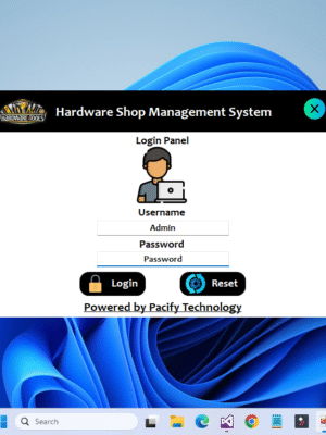 Hardware Shop Management System in C#