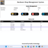 Hardware Shop Management System in C#