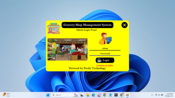 Grocery Shop Management System in C#