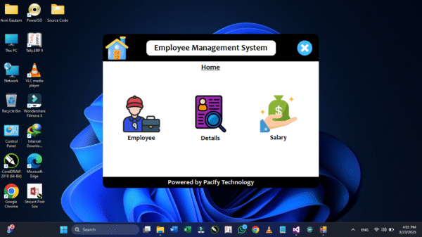 Employee Management System Full Project in Vb.net