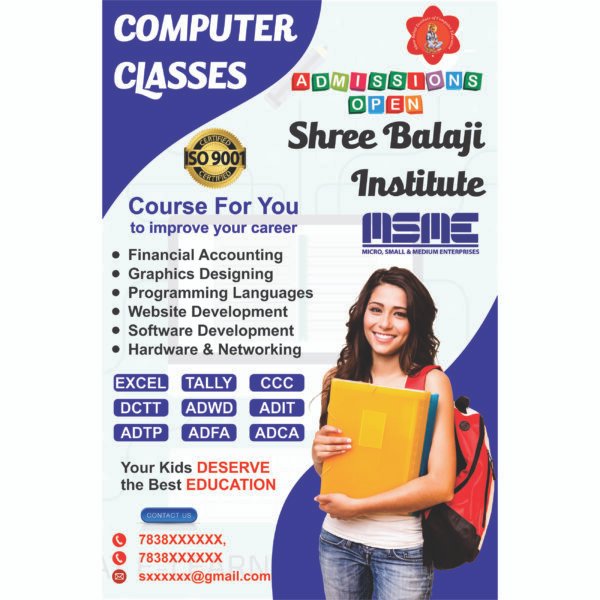 Computer Coaching Pamplate